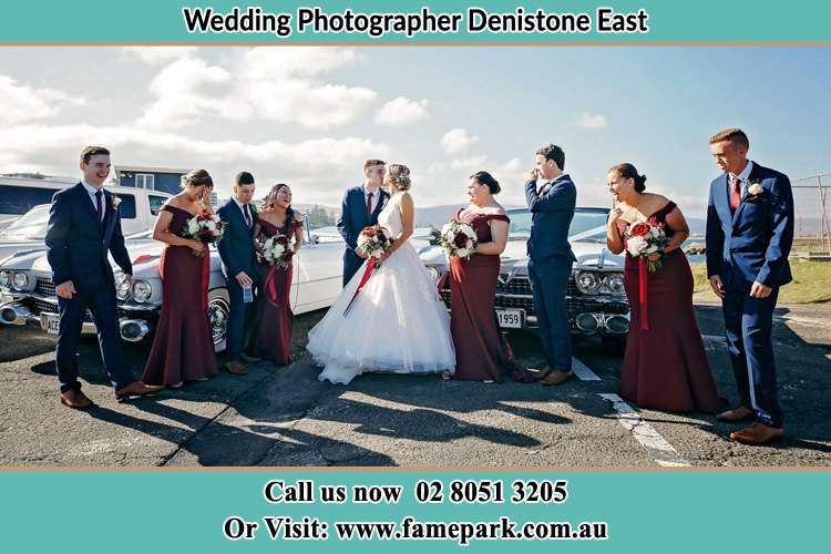 Photo of the Groom and the Bride with the entourage Denistone East NSW 2112