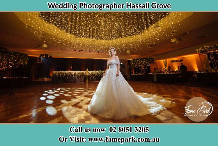 Photo of the Bride on the dance floor Hassall Grove NSW 2761