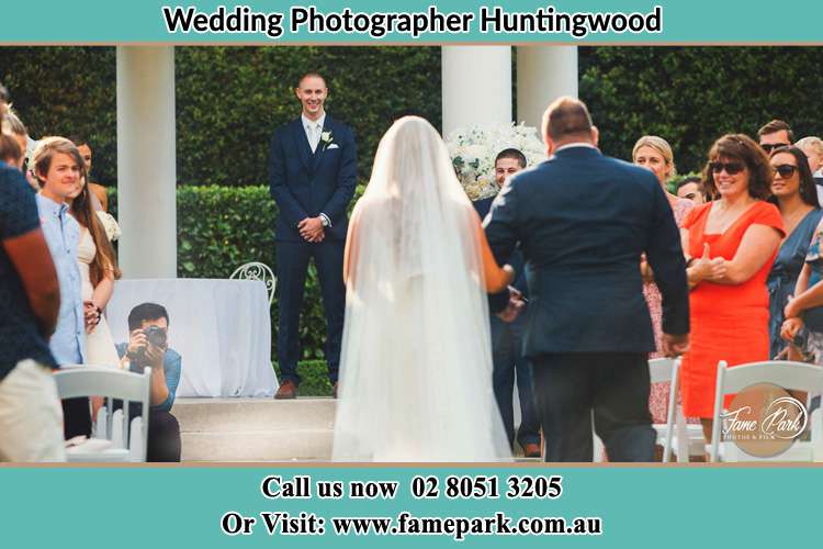 Photo of the Bride with her father walking the aisle Huntingwood NSW 2148