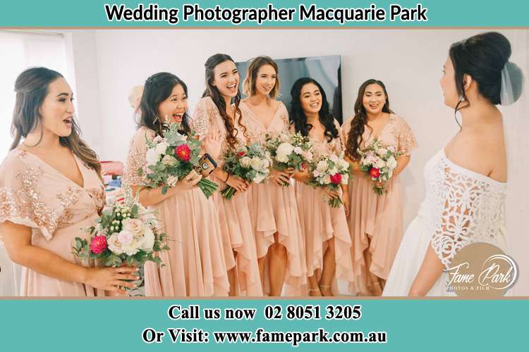 Photo of the Bride and the bridesmaids Macquarie Park NSW 2113